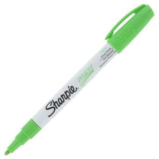 Sharpie Oil Based Fine Lime Green Opaque Paint Marker 071641355460 