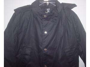 FAB Ferre navy blue rain hooded boys jacket 38/146/XXS  