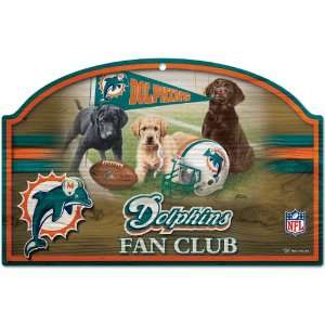  Wincraft Miami Dolphins Wood Sign