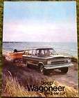1970 Jeep Wagoneer 4 Wheel Drive Sales Brochure 70  