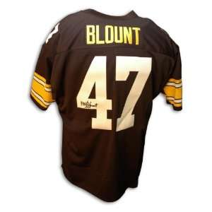  Mel Blount Autographed Pittsburgh Steelers Throwback 