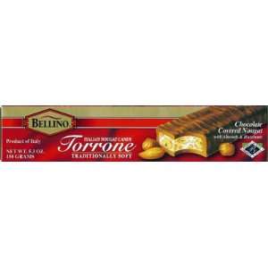 Bellino Chocolate Covered Torrone Bar 5.3 oz  Grocery 