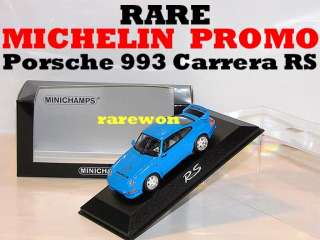 Porsche 911 (993) Carrera RS *MICHELIN PROMO* Minichamps 1/43 RARE 