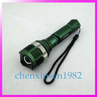 1000 lumens Zoomable CREE LED Rechargeable Flashlight Torch + 18650 
