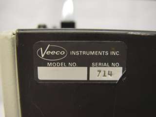 Veeco MS 170 Helium Leak Indicator Control Box MS170  