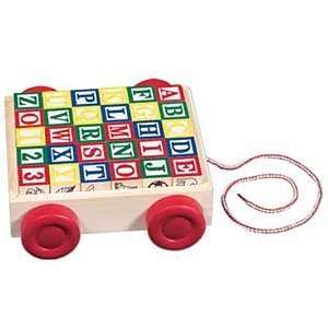 Classic Abc Block Cart 30 Pieces Toys & Games
