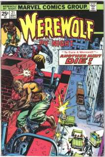 Werewolf By Night Comic Book #21 Marvel 1974 VERY GOOD+  