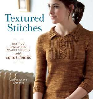 textured stitches knitted connie chang chinchio paperback $ 18 53