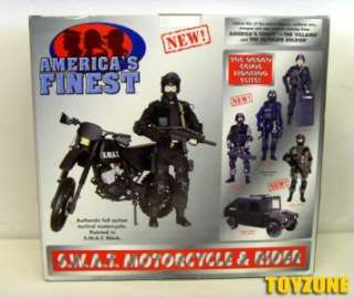 SWAT MOTORCYCLE & RIDER 21C   AMERICAS FINEST ))  