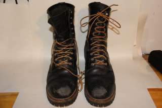 Red Wing 2218 Red Mens 9 inch Logger Lineman Black  