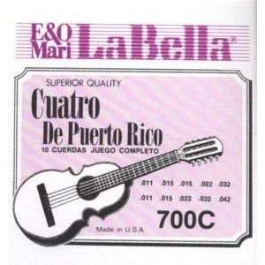    LaBella 700C Cuatro De Puerto Rico Set Musical Instruments