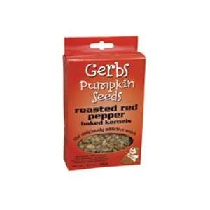Gerbs Pumpkin Seed, Roasted Red Pepper Pumpkin Seeds, 12/3.5 Oz 