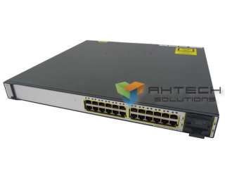 Cisco WS C3750E 24PD S 10/100/1000 24 Port Switch PoE  