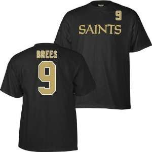  New Orleans Saints Drew Brees Name and Number T Shirt 