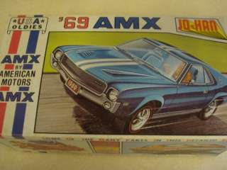   JO HAN 1969 AMX 1/25TH SCALE MODEL CAR KIT** **20+ YEARS OLD**  
