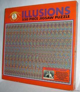 New 3D Illusions Jigsaw Puzzle 550 Pieces 18 x 24  