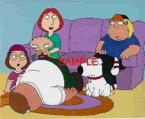 FAMILY GUY FAMILY COUCH SCENE ANIMATION ART PHOTO PETER  