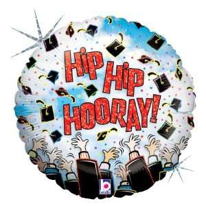  18 Hip Hip Hooray Grad Holographic Toys & Games