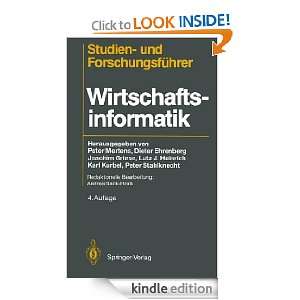 Studien  und Forschungsführer Wirtschaftsinformatik (German Edition)