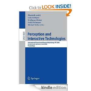  Perception and Interactive Technologies International Tutorial 
