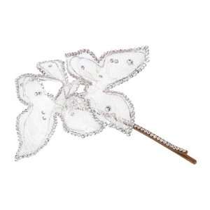  Rosée Hairpin, crystal/silver plated Cecile Boccara 