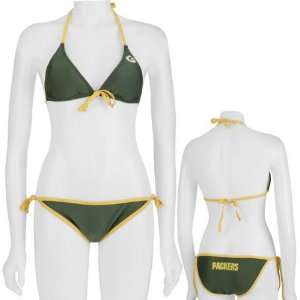  Green Bay Packers Womens String Bikini