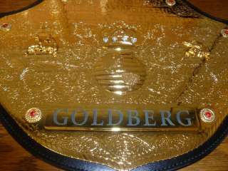 Bill Goldberg Signed WCW Championship Belt PSA/DNA WWE  
