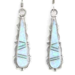  Navajo Opal Inlay Earrings Jewelry