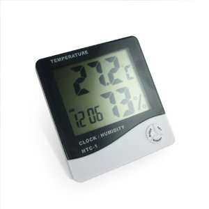   LCD Clock Thermometer Hygrometer Humidity Temperature Meter TL 8011