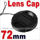 72mm Center Pinch Snap On Front Lens Cap for Nikon 24 120mm 24 85mm 18 