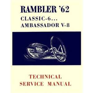  1962 AMC AMBASSADOR CLASSIC Service Shop Repair Manual 