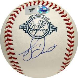  Bucky Dent Autographed 100th Anniversary Baseball Sports 