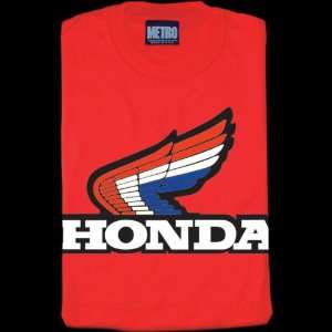  Metro Racing RWB Honda T Shirt , Color Red, Size Md, Style 