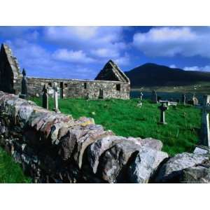  Kildownet Cemetery on Achill Island, Connaught, Ireland 