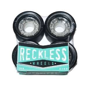  Reckless Ikon Black Skate Wheels 88A Hardness Your Choice 