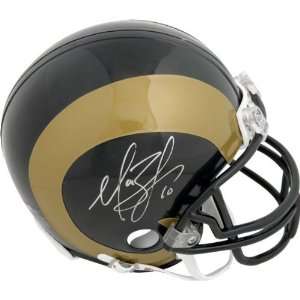  Marc Bulger St. Louis Rams Autographed Mini Helmet Sports 