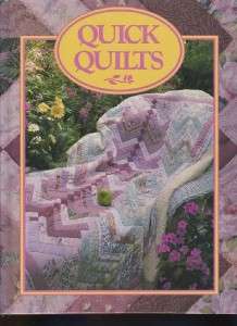 Quick Quilts hardcover book For The Love of Quilting 1991 1st Oxmoor 