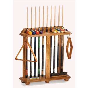 The Level Best F30   x Floor Pool Cue Rack  Sports 