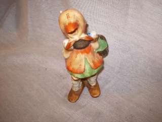 Occupied Japan, 6 1/2, Young Girl & Basket, Figurine  