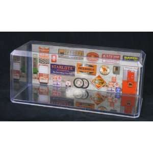  ACRYLIC DISPLAY CASE FOR CAR MODEL, WITH CLEAR FLOOR AND 