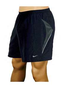    FIT Mens Dark Blue Vented 5 Reflective Lined Running Shorts  