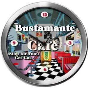  BUSTAMANTE 14 Inch Cafe Metal Clock Quartz Movement 