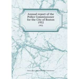  Annual report of the Police Commissioner for the City of 