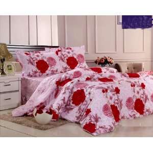  Active printing bedding cotton twill suit for bed is 5 