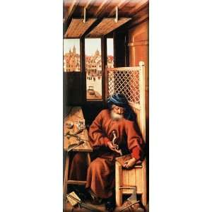  St. Joseph Portrayed As A Medieval Carpenter (Center Panel 