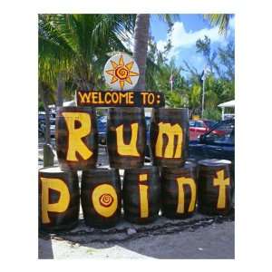  Painted Rum Barrels Rum Point Cayman Islands Photographic 