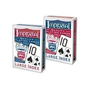  1451 Imperial Large Index Playing Cards  Pack of 12 Toys & Games
