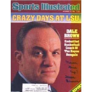   Brown (LSU) autographed Sports Illustrated Magazine
