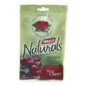 Halls Naturals Wild Cherry Cough Suppresant/Oral Anesthetic  25 Drops 