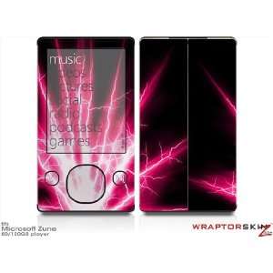 Zune 80/120GB Skin Kit   Lightning Pink plus Free Screen Protector by 